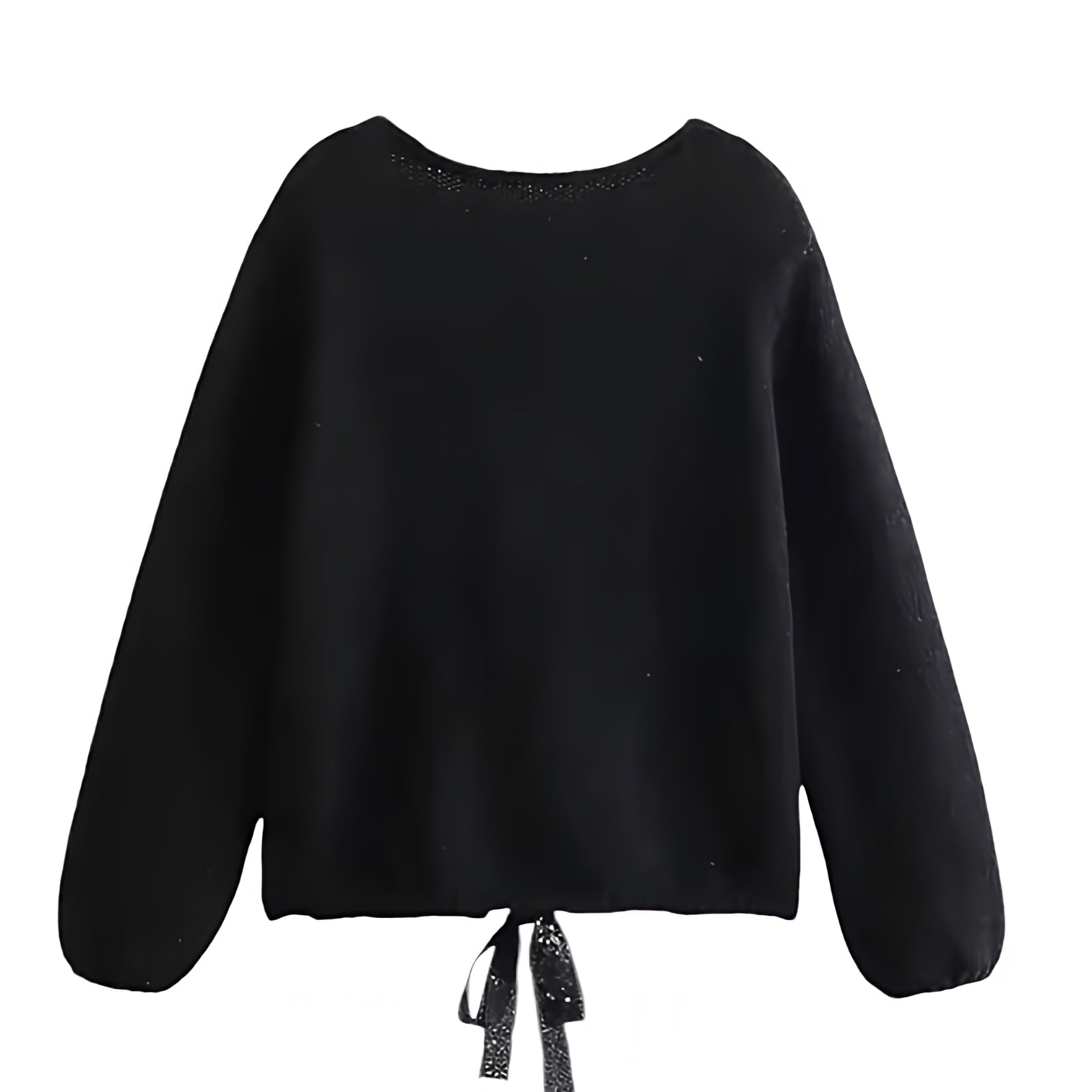 Black Knit Oversized Bow V-Neck Long Sleeve Cropped Cardigan Sweater for women and teens. Soft, cozy, and lightweight knitwear with elegant bow embellishments, relaxed oversized fit, and long sleeves. Trendy coquette, Y2K, and soft girl aesthetic cardigan perfect for fall, winter, and holiday outfits. Feminine, chic, and elegant Scandinavian-inspired sweater. Ships globally and worldwide to the US, UK, Canada, Australia, Europe, and Asia.