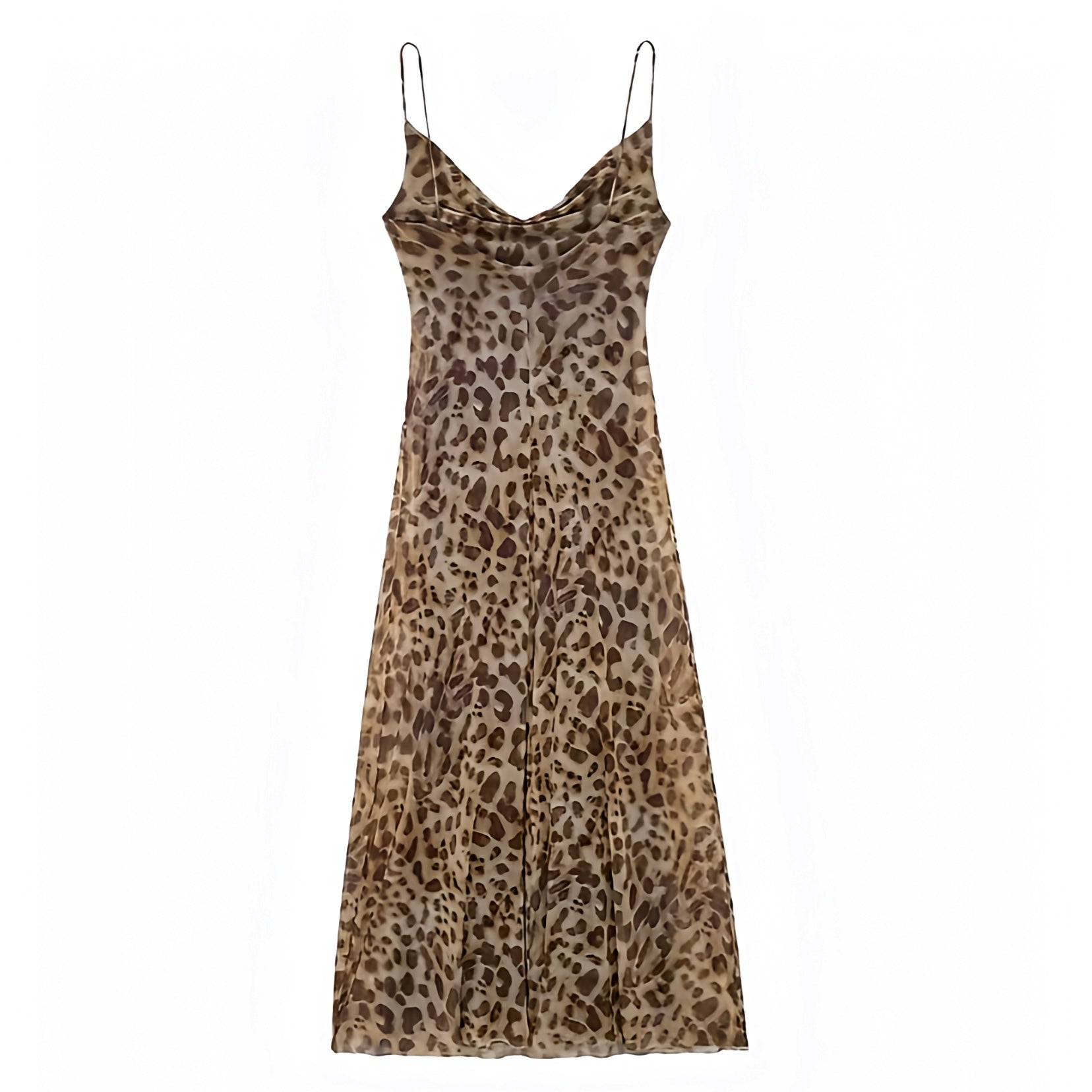 leopard-cheetah-animal-print-patterned-brown-black-multi-color-slim-fit-bodycon-silhouette-mesh-translucent-ruched-draped-scoop-neck-spaghetti-strap-sleeveless-backless-open-back-flowy-slip-midi-long-maxi-dress-evening-gown-women-ladies-chic-trendy-spring-2024-summer-elegant-casual-semi-formal-classy-feminine-prom-cocktail-party-sexy-club-wear-y2k-exotic-tropical-vacation-sundress-zara-free-people-princess-polly-revolve-dupe