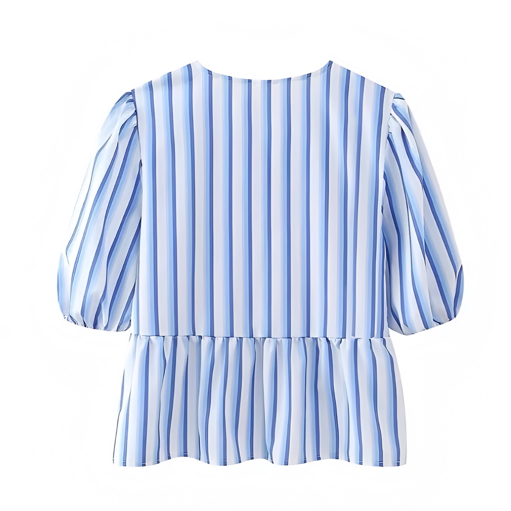 light-blue-and-white-striped-seersucker-pinstriped-multi-color-patterned-bow-lace-up-v-neck-short-puff-sleeve-camisole-crop-top-blouse-women-ladies-chic-trendy-spring-2024-summer-elegant-casual-feminine-classy-preppy-style-coastal-granddaughter-beach-wear-european-nautical-seaside-vacation-shirt-zara-revolve