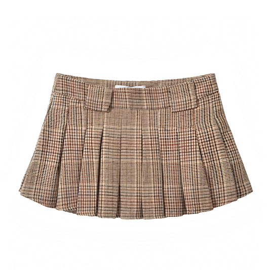 light-brown-khaki-multi-color-plaid-patterned-pleated-low-rise-waisted-mini-micro-skirt-skort-with-pockets-women-ladies-chic-trendy-spring-2024-summer-elegant-casual-semi-formal-classy-feminine-school-academia-party-date-night-out-sexy-club-wear-y2k-90s-minimalist-office-siren-style-zara-revolve-aritzia-white-fox-princess-polly-babyboo-edikted-jaded-london-brandy-melville-iamgia-areyouami