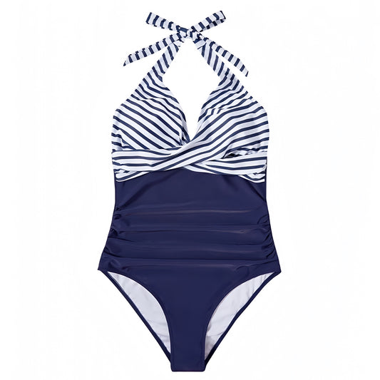 navy-blue-and-white-striped-seersucker-pinstriped-solid-patterned-slim-fit-bodycon-cut-out-v-neck-spaghetti-strap-sleeveless-backless-open-back-halter-wireless-push-up-cheeky-thong-modest-one-piece-swimsuit-swimwear-bathing-suit-women-ladies-teens-tweens-chic-trendy-spring-2024-summer-elegant-classic-feminine-classy-preppy-style-european-greece-vacation-coastal-granddaughter-grandmillennial-mamma-mia-beach-wear-revolve-minow-frankies-bikinis-blackbough-kulakinis-dupe