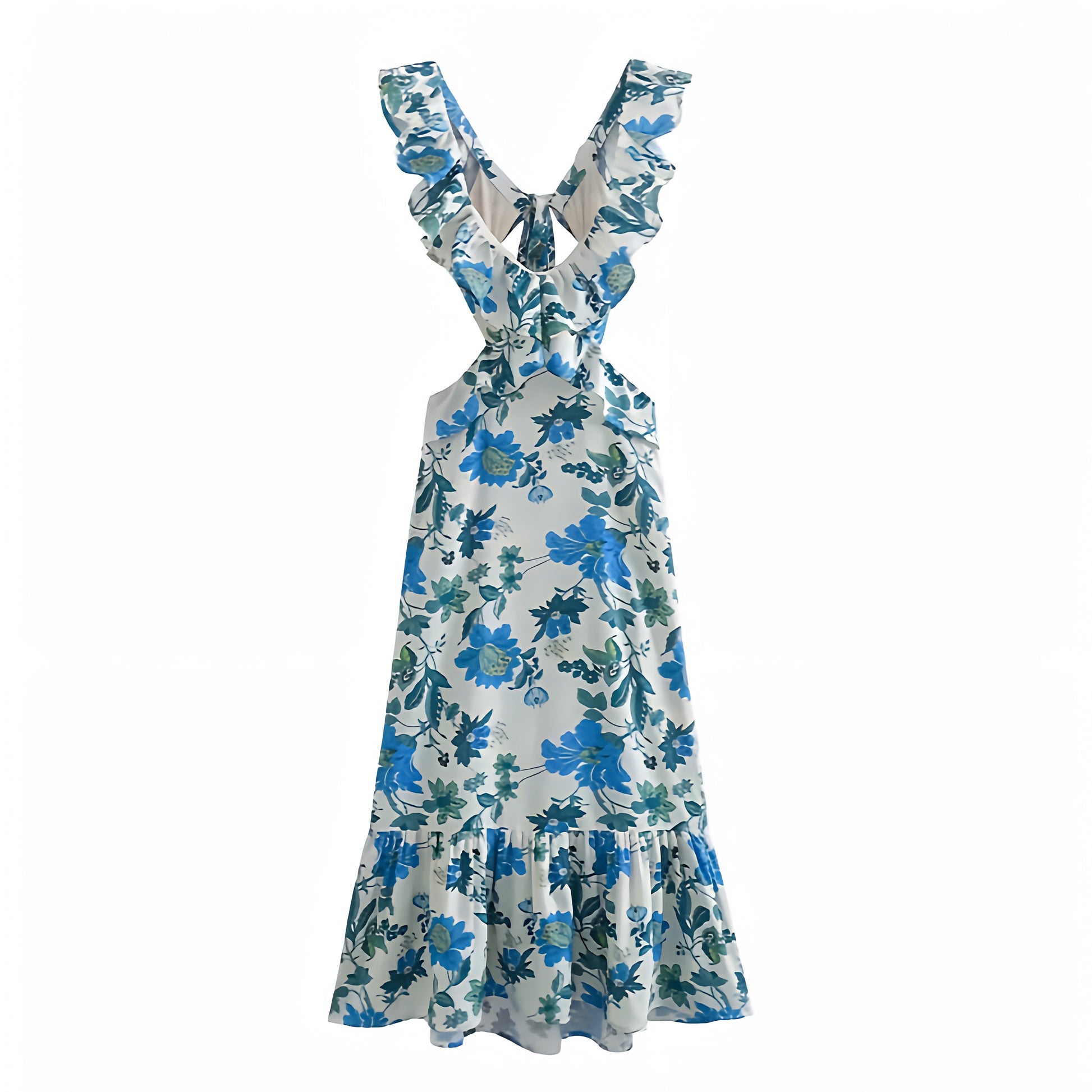 floral-print-light-royal-blue-and-white-multi-color-flower-patterned-layered-ruffle-trim-scoop-neck-cut-out-backless-open-back-short-sleeve-bodycon-flowy-midi-long-maxi-dress-evening-gown-women-ladies-chic-trendy-spring-2024-summer-elegant-semi-formal-casual-classy-feminine-preppy-style-coastal-granddaughter-tropical-beach-vacation-sundress-revolve-altard-state