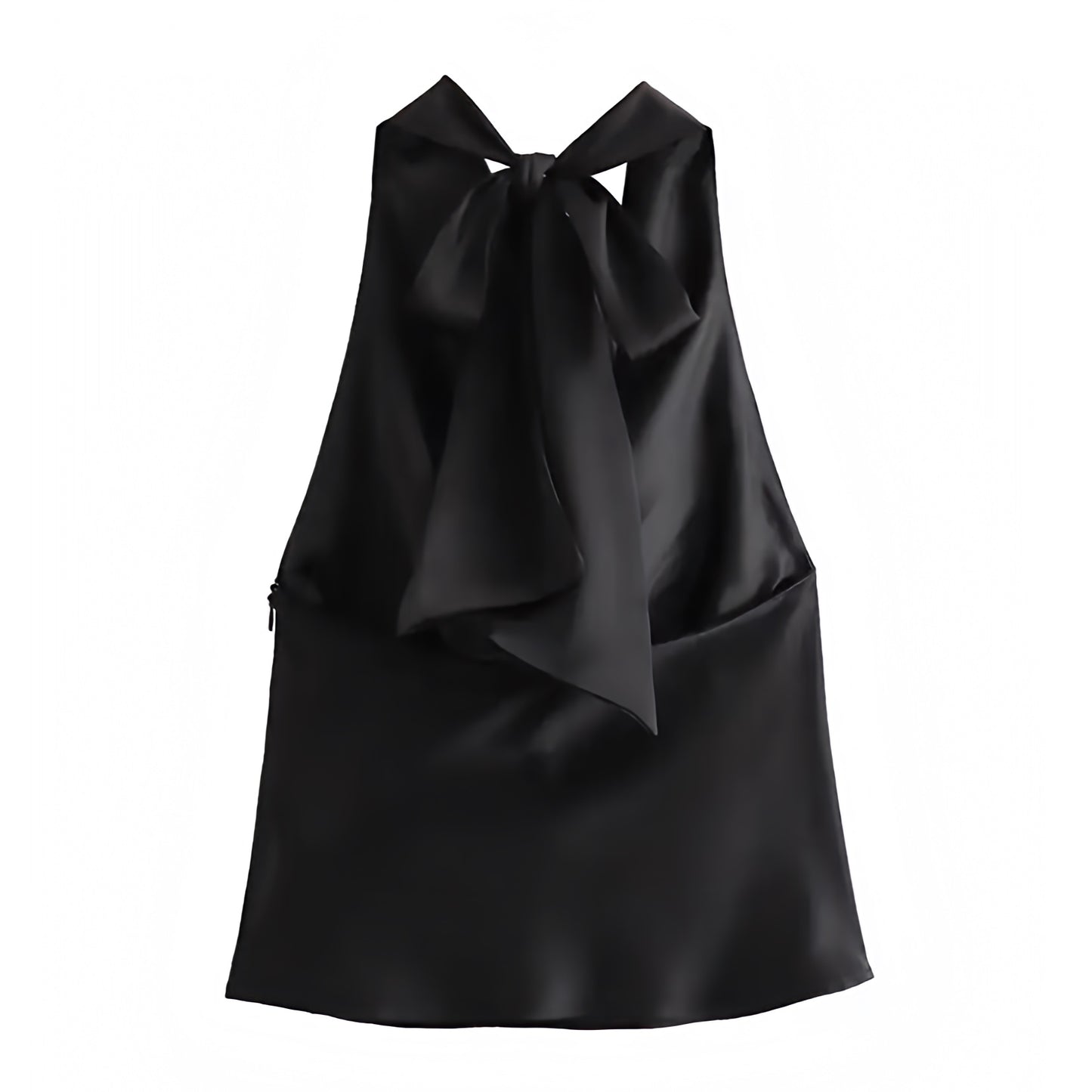 black-satin-silk-draped-ruched-scoop-neck-slim-fit-backless-open-back-cut-out-sleevelss-halter-crop-camisole-tank-top-blouse-women-ladies-chic-trendy-spring-2024-summer-elegant-casual-semi-formal-classy-feminine-party-date-night-out-sexy-club-wear-90s-minimalist-office-siren-style-zara-revolve-aritzia-white-fox-princess-polly-babyboo-iamgia-edikted-fenity