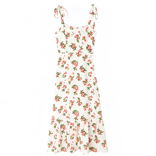 ivory-white-red-multi-color-cherry-print-patterned-slim-fit-bodycon-corset-bustier-ruffle-trim-bow-string-tie-spaghetti-strap-sweetheart-neckline-sleeveless-tiered-flowy-midi-long-maxi-dress-evening-gown-women-ladies-teens-tweens-chic-trendy-spring-2024-summer-elegant-casual-semi-formal-classy-feminine-prom-party-wedding-guest-debutante-homecoming-dance-preppy-style-beach-wear-vacation-sundress-altard-state-revolve-reformation-princess-polly-urban-outfitters-zara-dupe