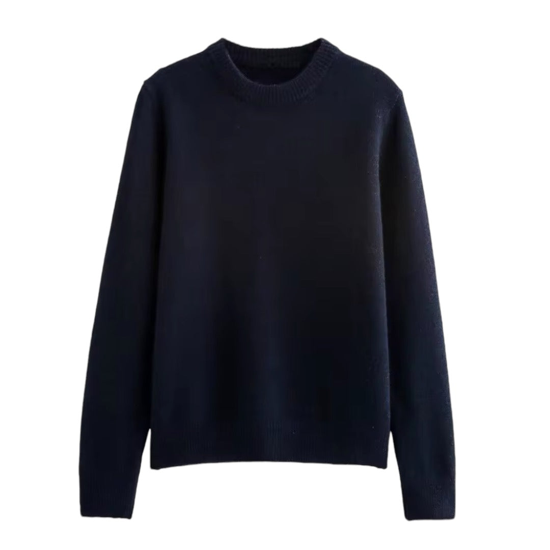 navy-blue-chunky-knit-knitted-woolen-cotton-soft-cashmere-fuzzy-oversized-round-neckline-crew-neck-long-sleeve-pullover-sweater-jumper-sweatshirt-knitwear-cozy-warm-women-ladies-teens-unisex-girls-fall-2024-autumn-winter-2025-chic-trendy-casual-neutral-basic-feminine-cute-stockholm-style-scandinavian-scandi-street-wear-back-to-school-modest-preppy-zara-revolve-aritzia-mango-reformation-dupe