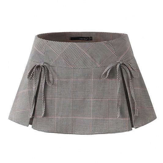 light-grey-gray-plaid-multi-color-slim-tight-fit-pleated-bow-mid-low-rise-waisted-fitted-waist-slit-short-mini-skirt-skort-with-shorts-women-ladies-chic-trendy-spring-2024-summer-casual-feminine-office-siren-90s-minimalist-coquette-blokette-preppy-school-academia-club-wear-night-out-sexy-party-korean-stockholm-style-zara-revolve-aritzia-brandy-melville-urban-outfitters