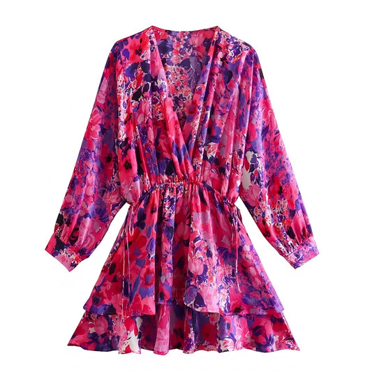 floral-print-pink-purple-red-white-multi-color-flower-tie-dye-patterned-slim-fit-layered-ruffle-cinched-fitted-drop-waist-v-neck-long-puff-sleeve-tiered-flowy-linen-boho-bohemian-short-mini-dress-evening-gown-women-ladies-teens-tweens-chic-trendy-spring-2024-summer-casual-semi-formal-feminine-preppy-style-party-prom-homecoming-hoco-dance-night-club-tropical-hawaiian-island-european-ibizia-vacation-beach-wear-sundress-revolve-zara-altard-state-whitefox-urban-outfitters-pacsun-free-people-dupe