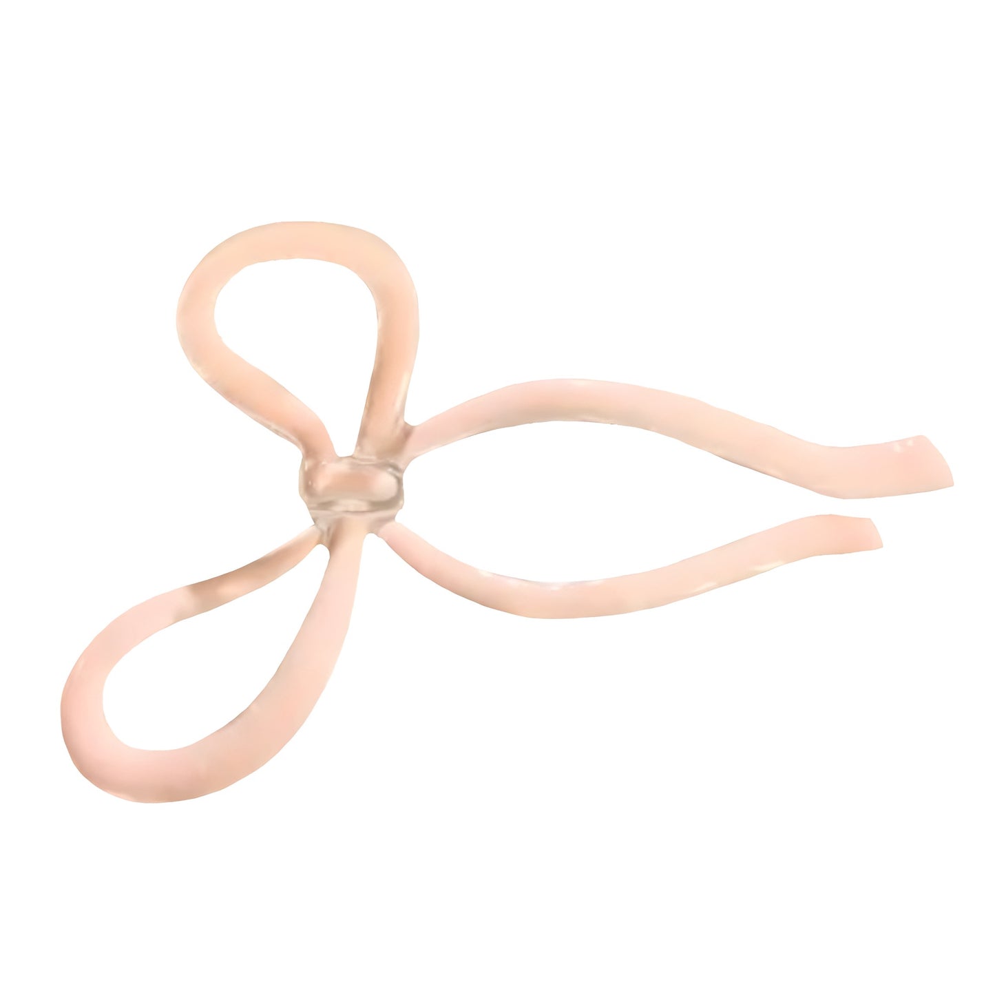 Large Light Pink Bow Hair Clip