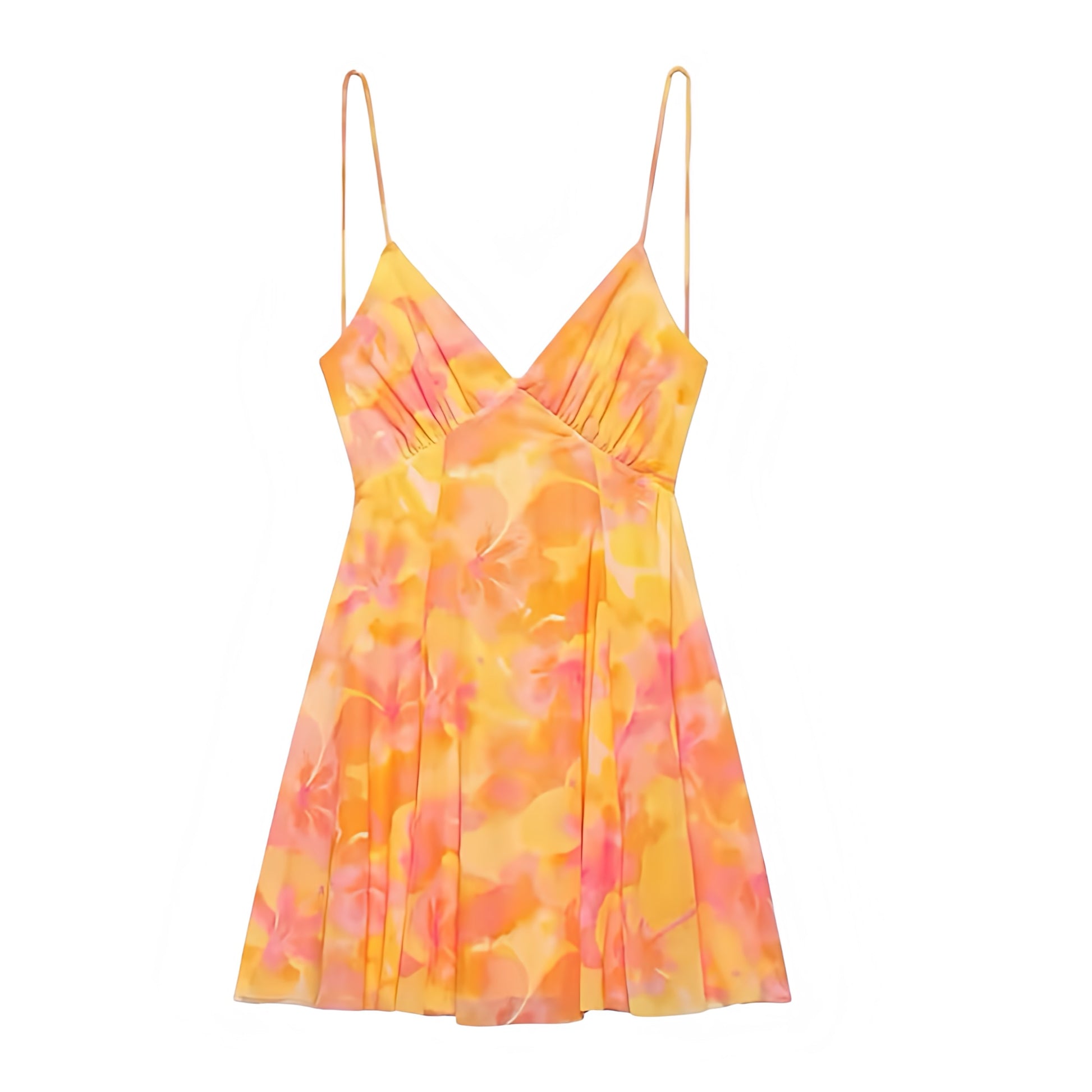 Women's Multi-Color Floral Patterned Ruffle Trim Bodycon Mini Dress Dazey Hill Women's Multi-Color Floral Patterned Ruffle Trim Bodycon Mini Dress Dazey Hill