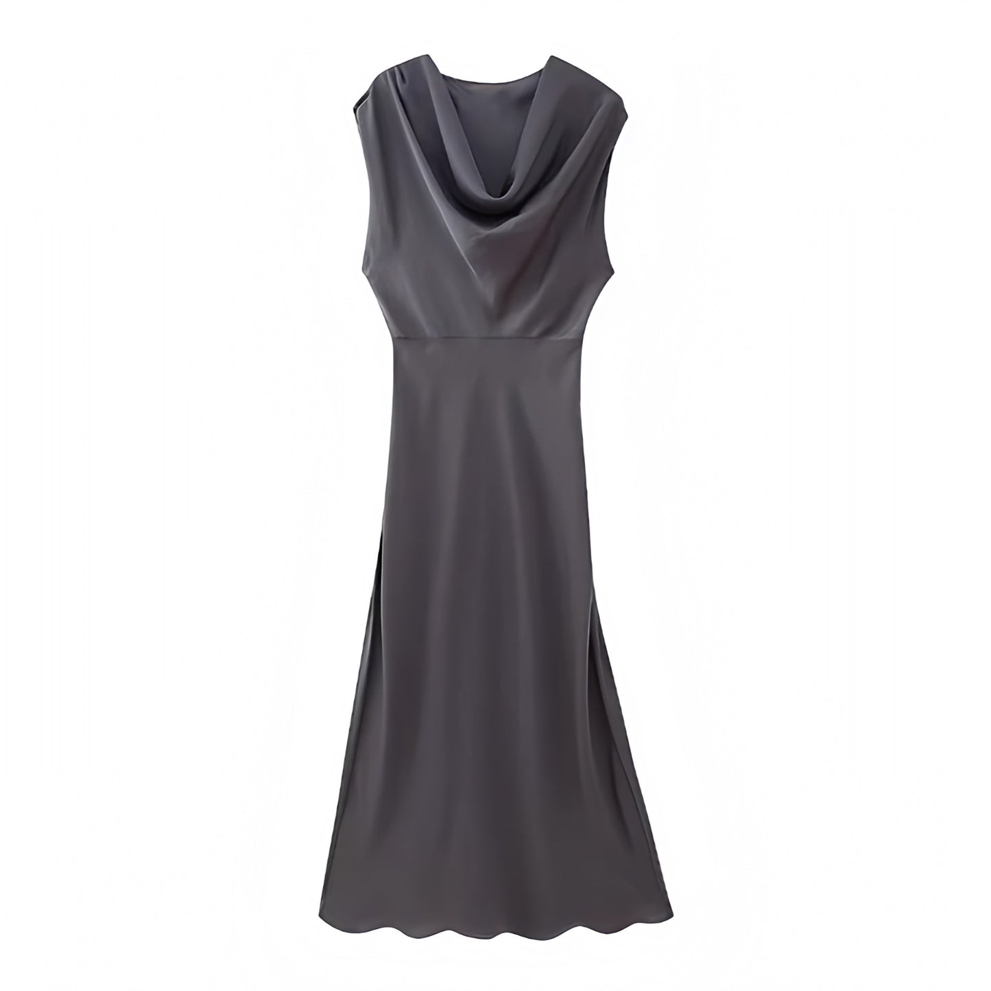 dark-gray-grey-neutral-short-sleeve-ruched-scoop-neck-flowy-bodycon-ruffled-casual-midi-long-maxi-dress-women-ladies-chic-trendy-spring-2024-summer-elegant-classy-semi-formal-party-cocktail-sexy-date-night-out-evening-gown-90s-minimalist-office-siren-stockholm-style-zara-revolve