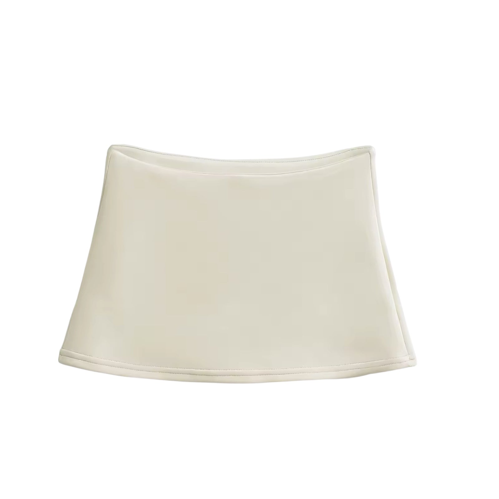 Light beige slim fit low rise mini micro skirt for women and teens. Nude cream white bodycon silhouette a line sheath pencil short skirt. Chic trendy retro Y2K sexy feminine fashion. Perfect for summer fall casual everyday outfits, sorority rush, school, party, rave, festival, concert, night out, going out, sexy club wear, it girl style, that girl basics. Ships globally worldwide to USA, UK, Canada, Australia, New Zealand, Germany, France, Ireland, Denmark, Sweden, Switzerland, Spain, Netherlands, Europe 