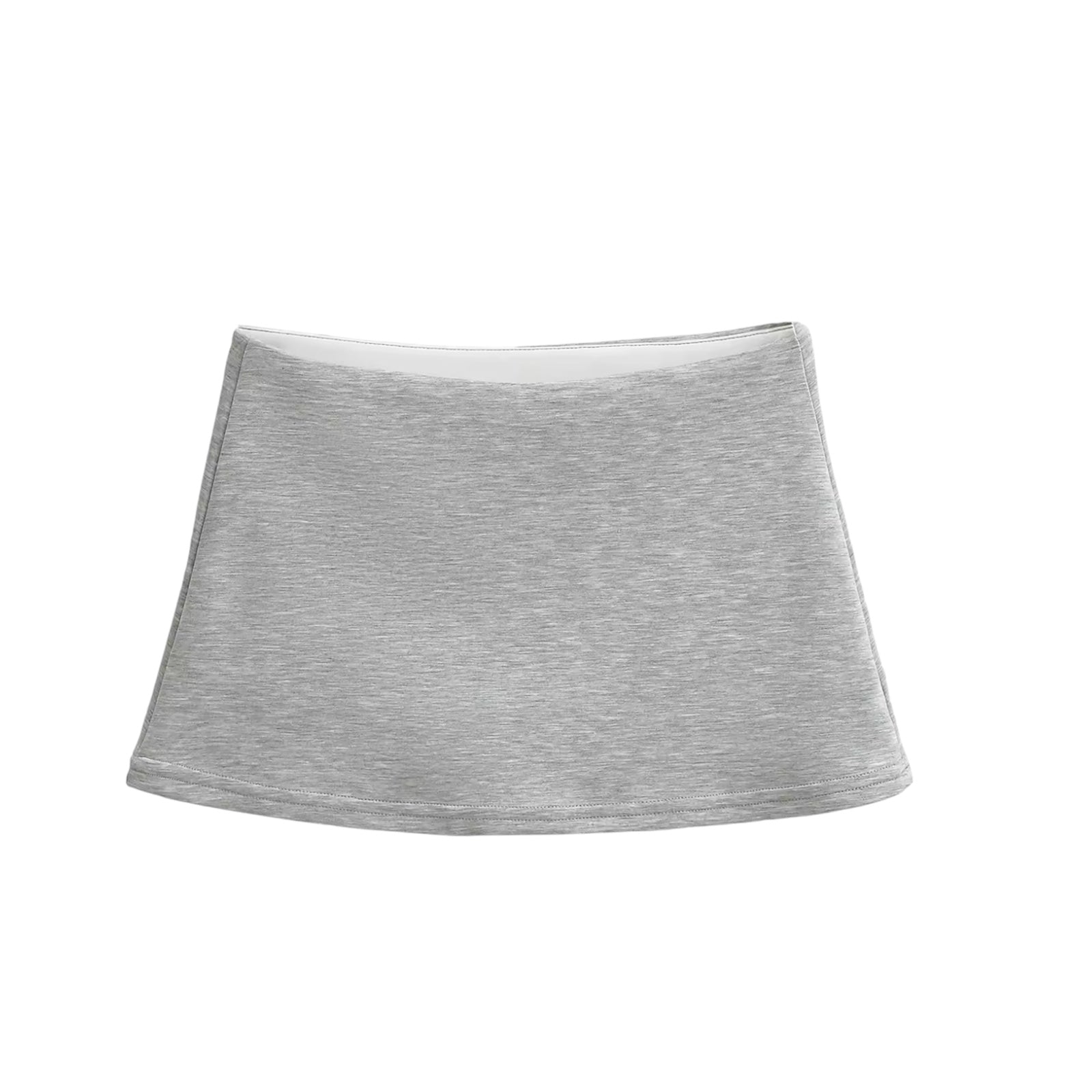 Light grey slim fit low-rise mini micro skirt in heather gray bodycon silhouette. Short A-line, shift, sheath, pencil style skirt for womens, teens, and ladies. Y2K chic retro fashion mini skirt perfect for summer and fall 2025 casual everyday wear, sexy club wear, party outfit, rave, festival, sorority rush, trendy basics. Ships worldwide with global shipping to US, Australia, New Zealand, UK, Canada, Germany, France, Ireland, Denmark, Sweden, Switzerland, Spain, Netherlands, Poland, Italy, Finland, Asia