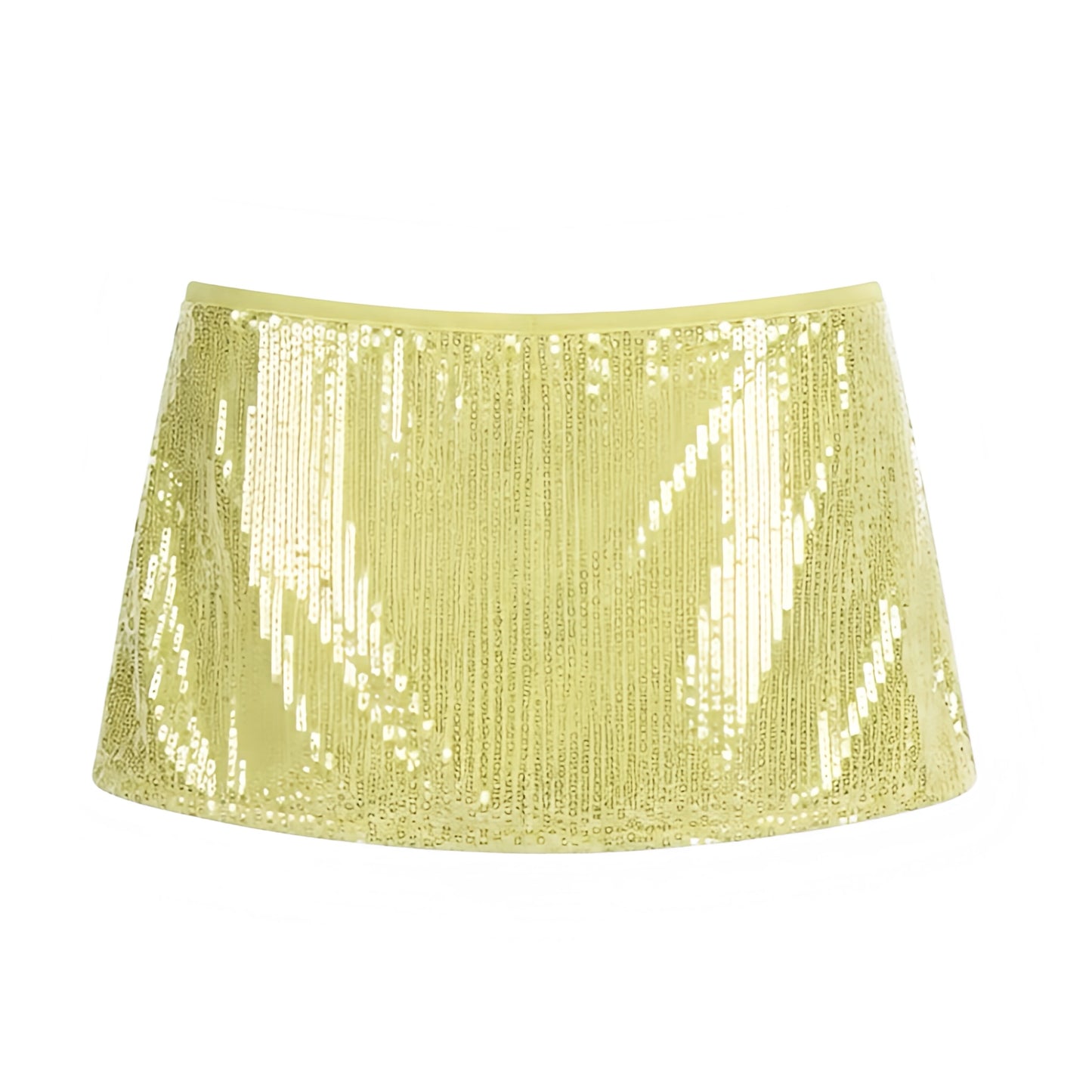 Neon green sequin embellished low-rise mini skirt, sparkly slim fit pencil/sheath short; edgy Ibiza style festival rave concert Euro summer vacation sexy chic Y2K it-girl that-girl boho trendy 2025 for women/teens. Ships worldwide to US, UK, EU, AU, Canada and more.