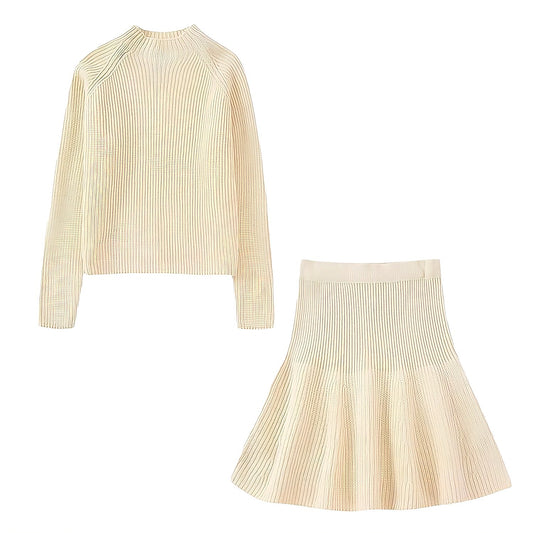 Noel Knitted Sweater & Skirt Set