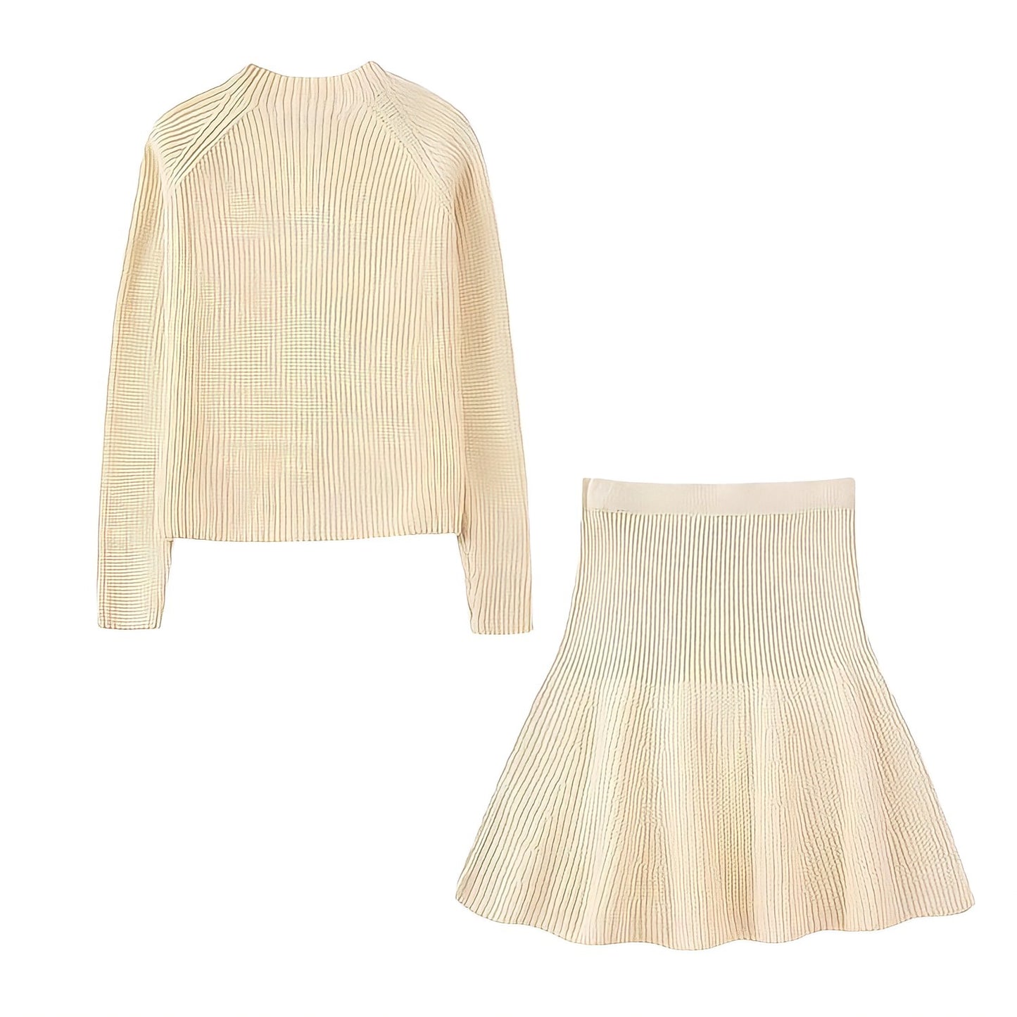 Noel Knitted Sweater & Skirt Set